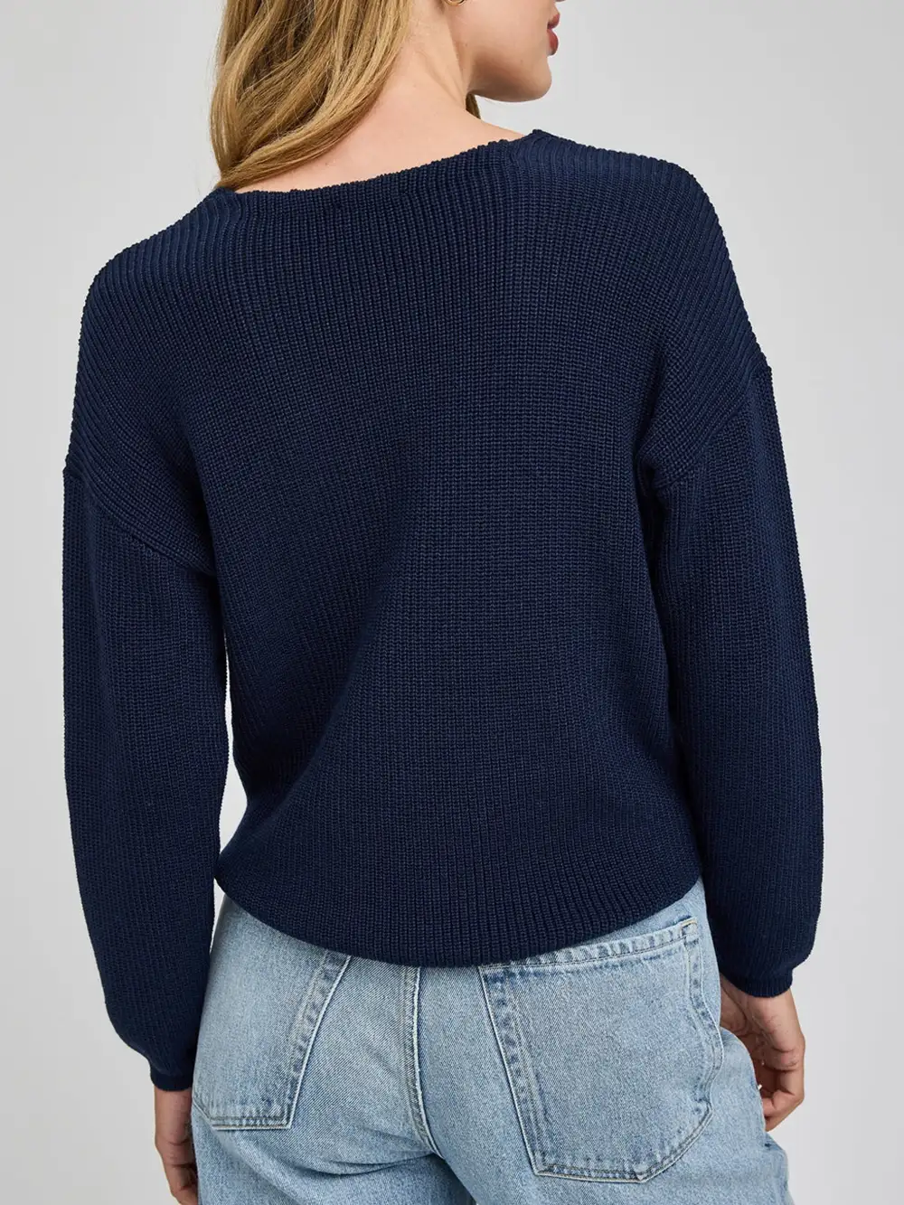 Relaxed Pullover Knit Sweater Top