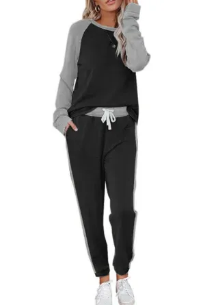 Lounge Sets for Women Two Piece Outfits Sweatsuits Sets Long Pant Loungewear Workout Athletic Tracksuits