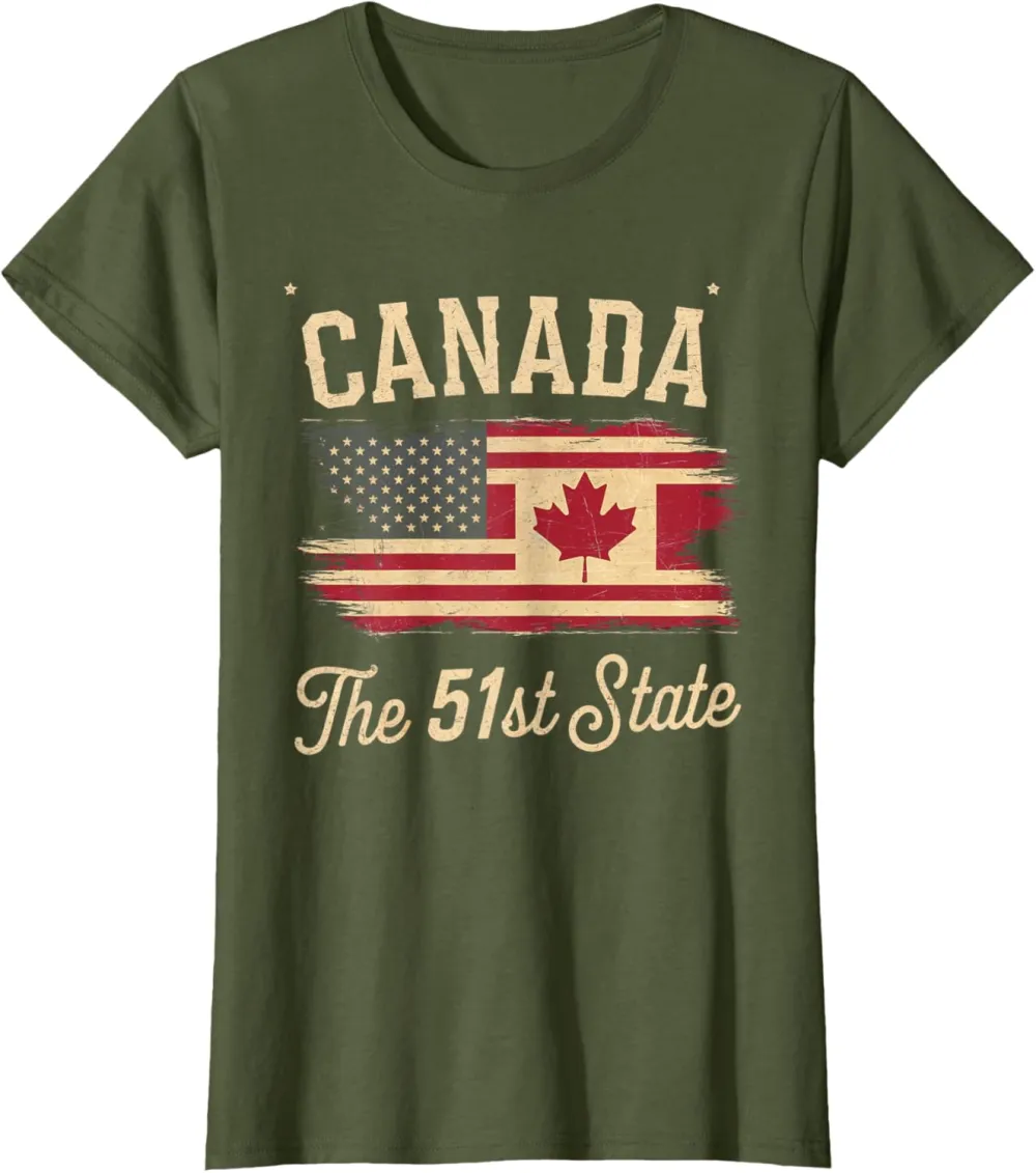 Canada the 51 State | Trump Canada U.S State funny T-Shirt