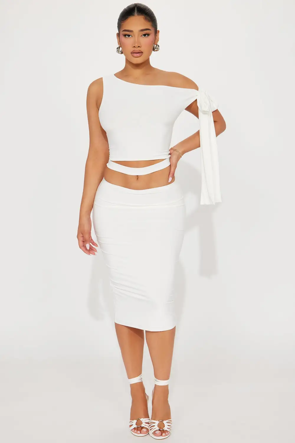 Kassie Skirt Set - Ivory