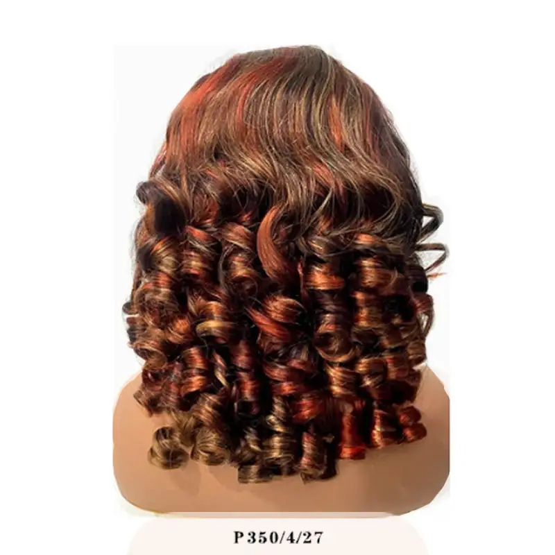 Super Double Drawn Vietnamese Raw Hair Bouncy Curls Hair Funmi Wig 13×6 Lace Frontal Wigs