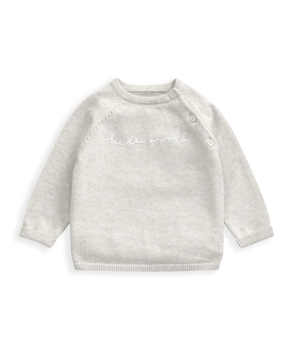 Hello World Knit Set (2 Piece) - White