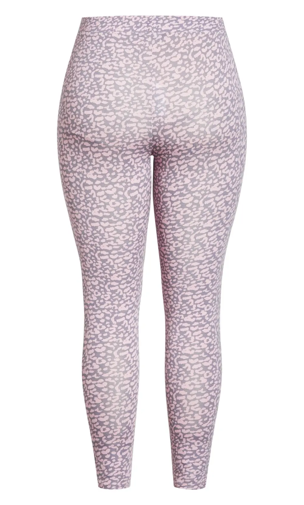 Evans Pink & Grey Animal Print Leggings