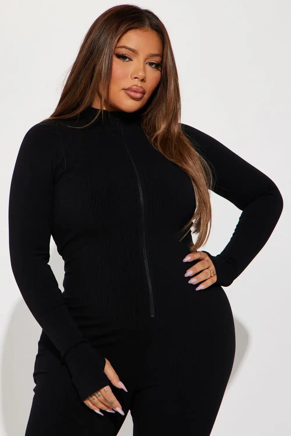Juliet Snatched Jumpsuit - Black