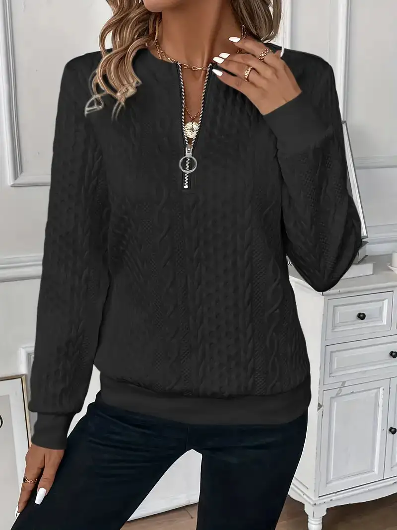 Emily | Sweater met rits