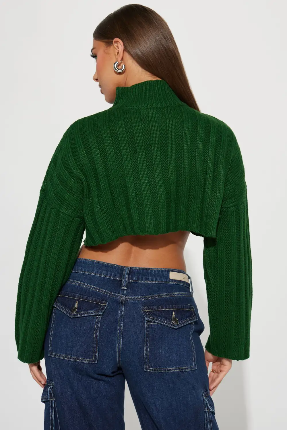 Yes Indeed Sweater Top - Green