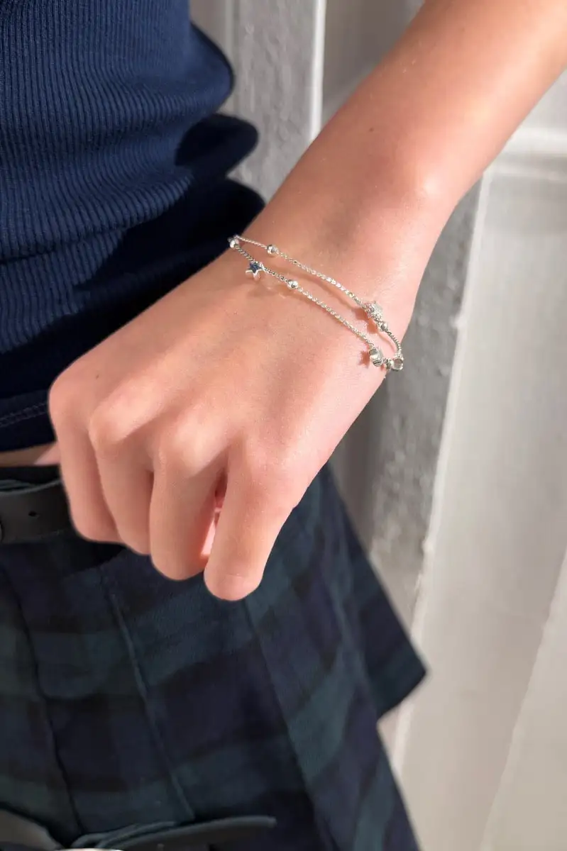 Star Bead Chain Bracelet