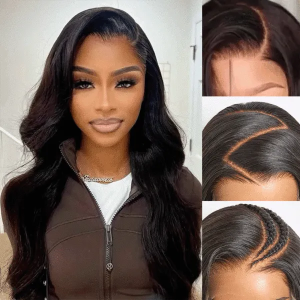 Real HD| Body Wave Glueless Lace Closure Wig 250% Raw Virgin Human Hair Wig