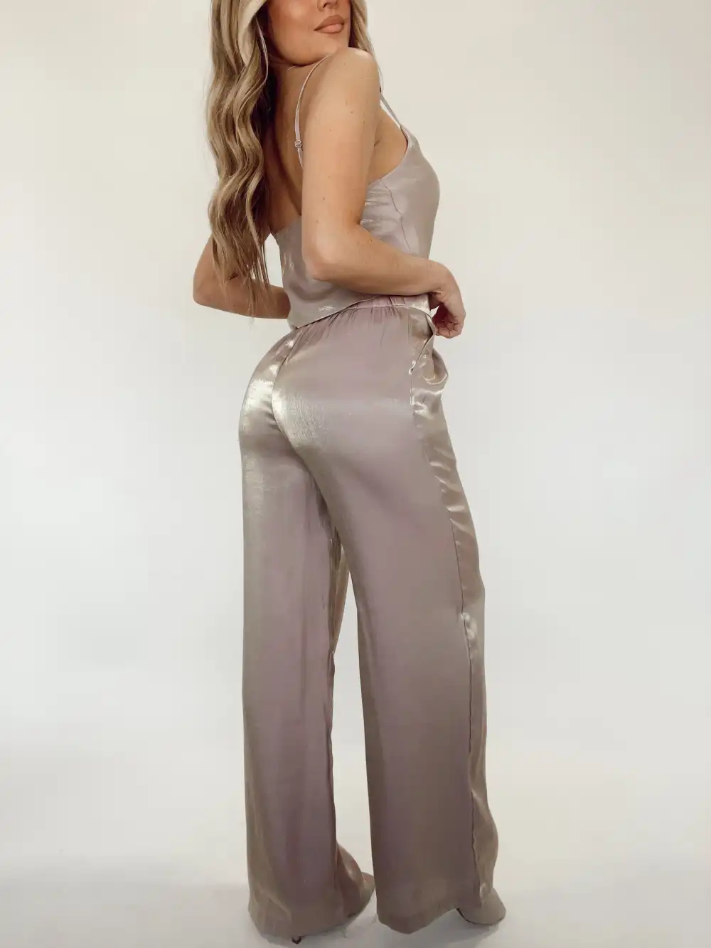 Beige Luminous Pant