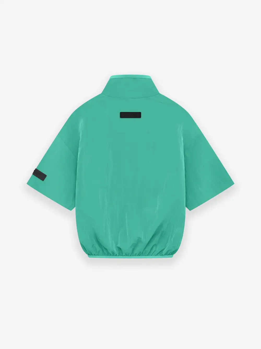 Kids Crinkle Nylon Halfzip SS Shirt