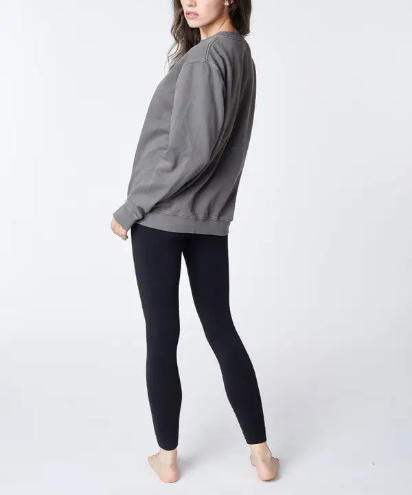 Simple Pullover Sweatshirt