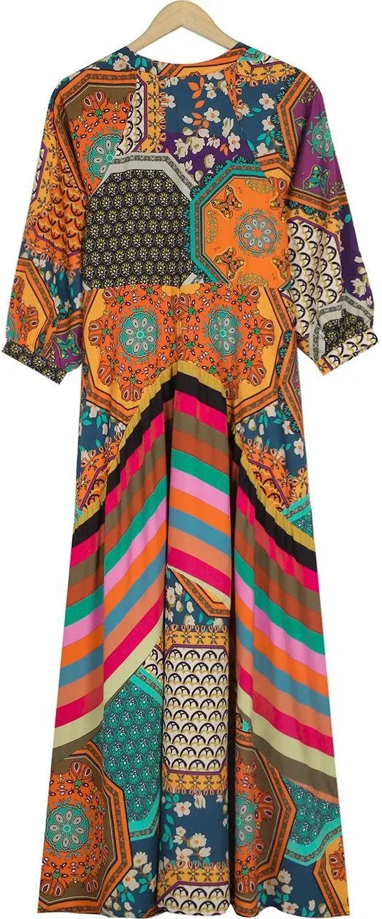 Sing it Louder Printed Maxi Dress