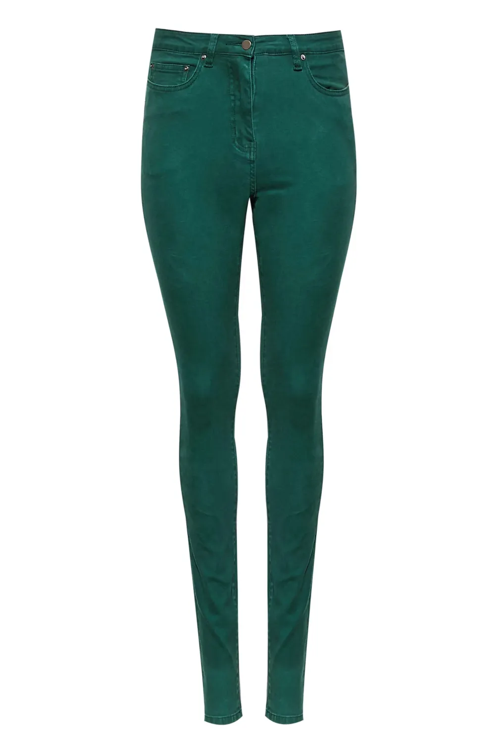 LTS Tall Dark Green AVA Stretch Skinny Jeans