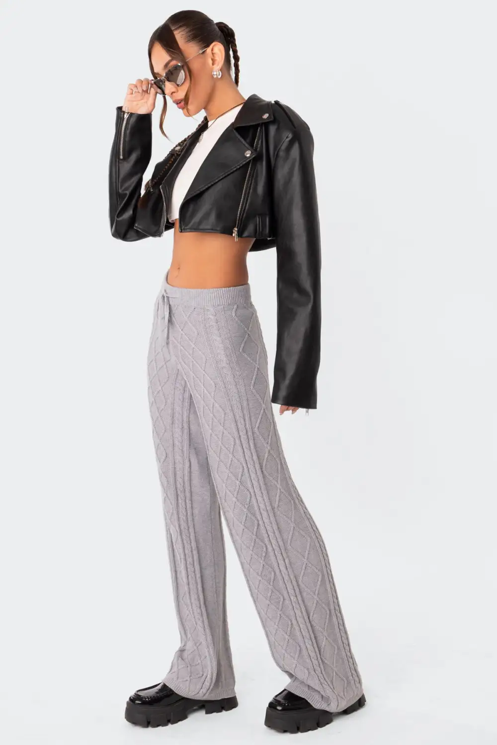 Kasey Cable Knit Pants