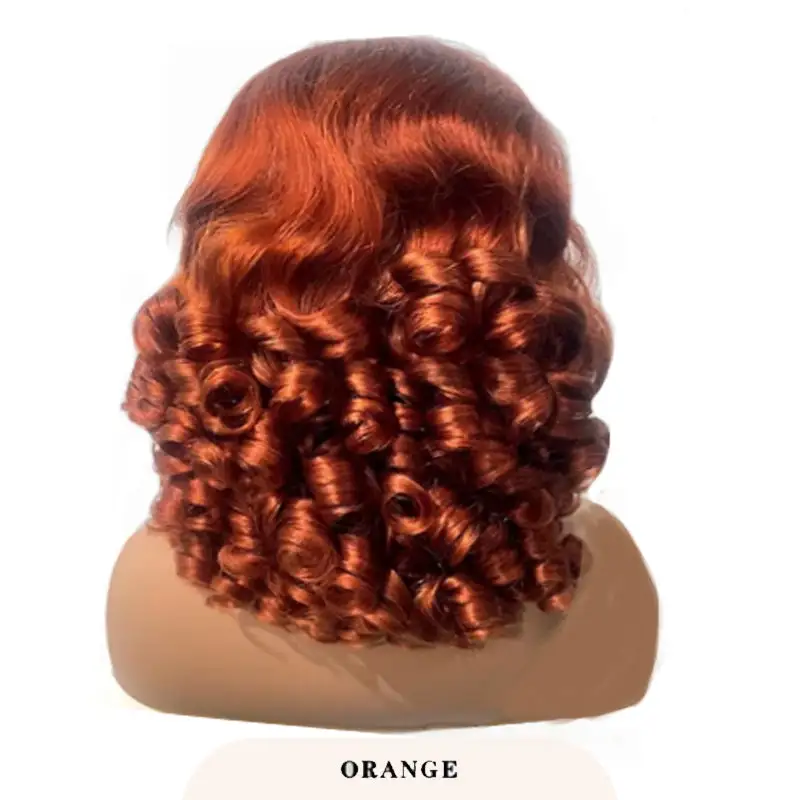 Super Double Drawn Vietnamese Raw Hair Bouncy Curls Hair Funmi Wig 13×6 Lace Frontal Wigs