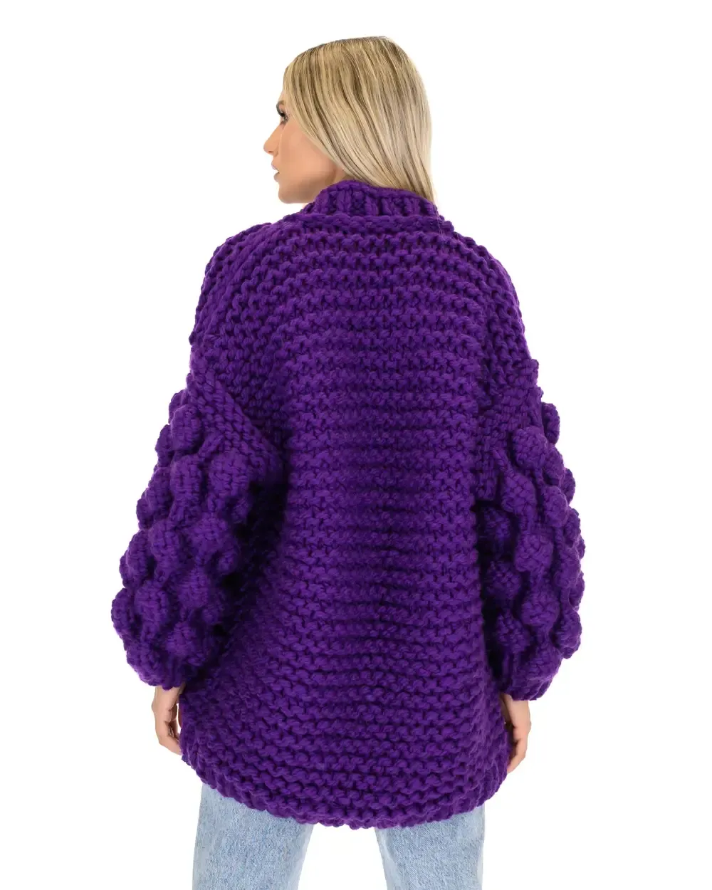 Bubble Sleeve Cardigan