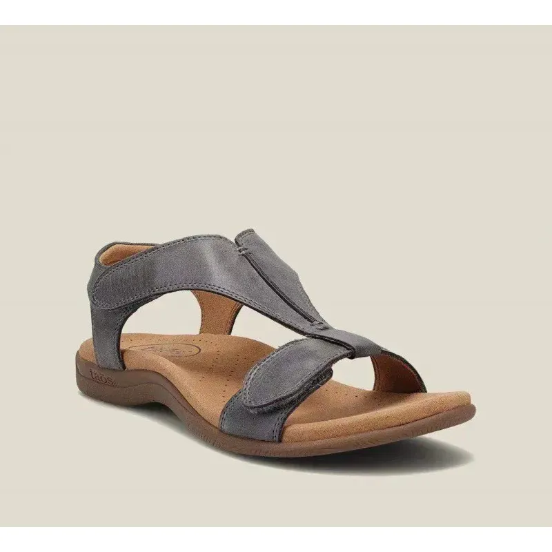 Women's Round Toe Velcro Beach Sandals