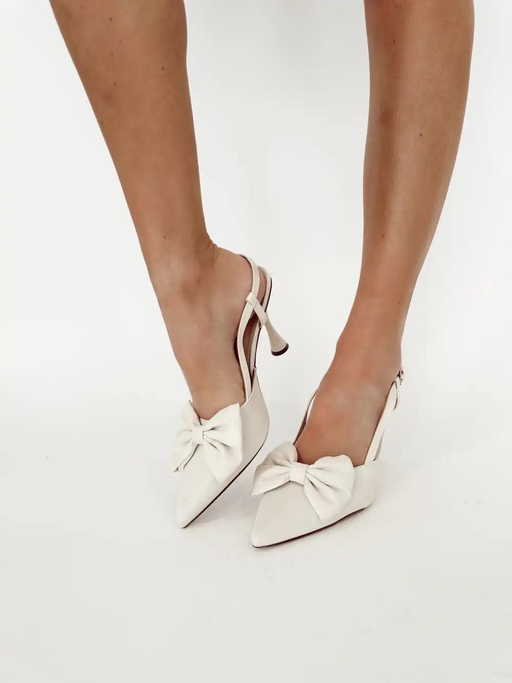 Bow Slingback Heel