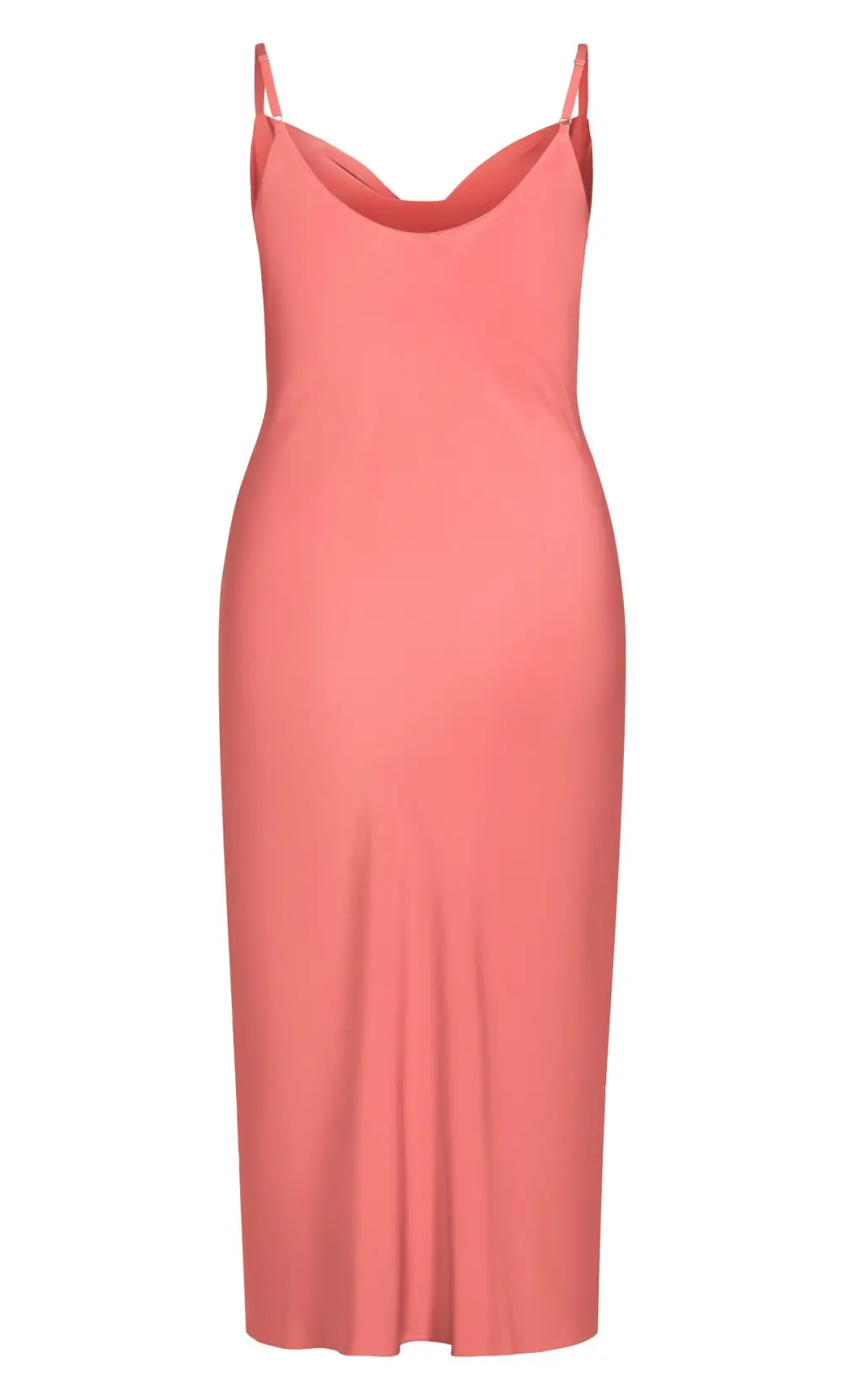 Evans Blush Pink Cowl Neck Midaxi Slip Dress