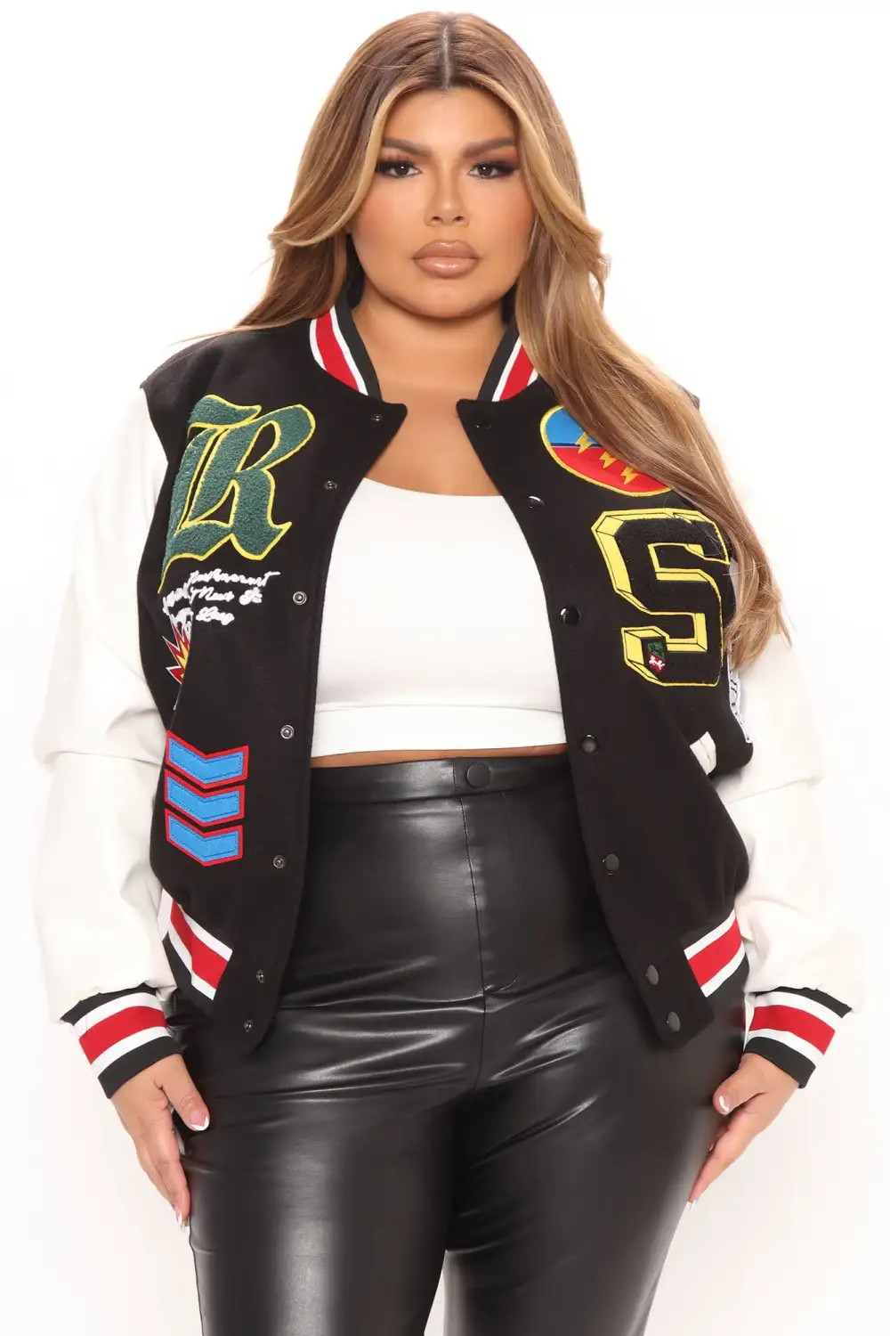 Winning Game Varsity Jacket - Black