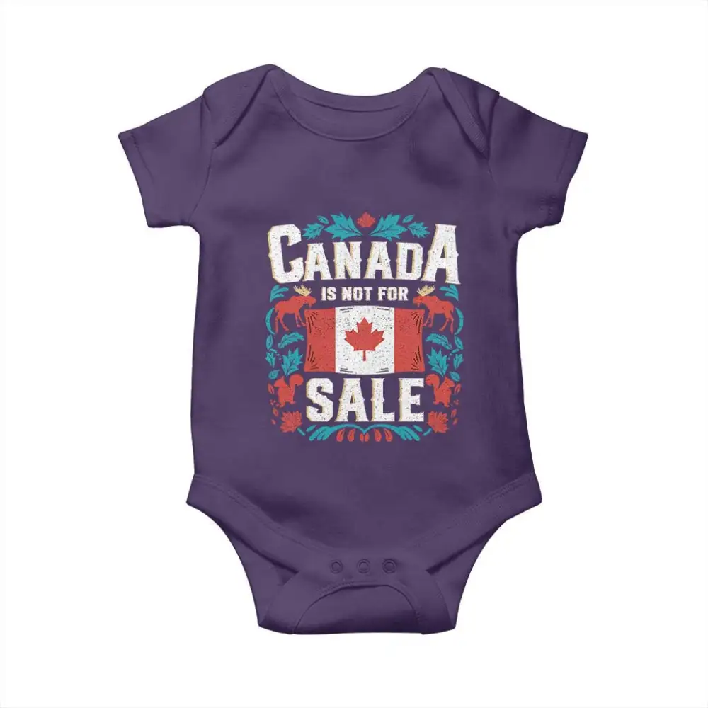 Canada Is Not For Sale Baby Onesie TS02