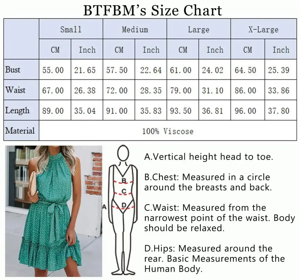 Halter Neck Summer Loose Sleeveless  Ruffle Belt Boho Floral Dress