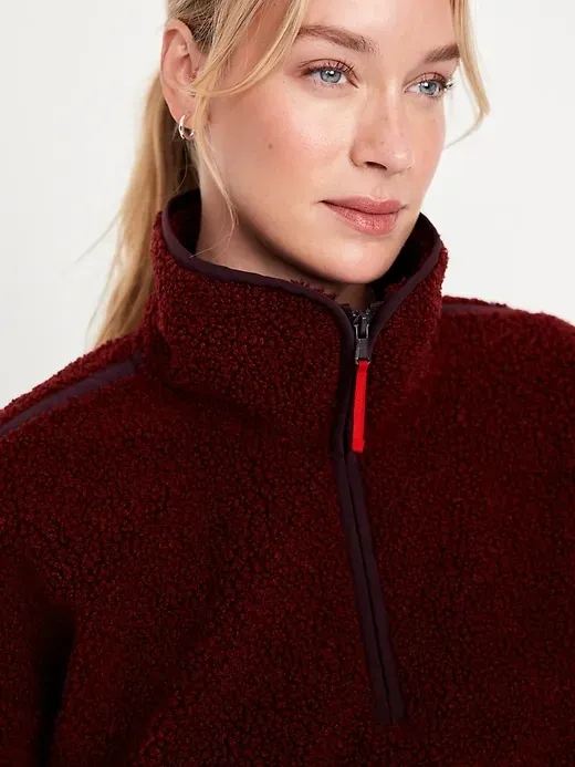 Quarter Zip Turtleneck Pullover