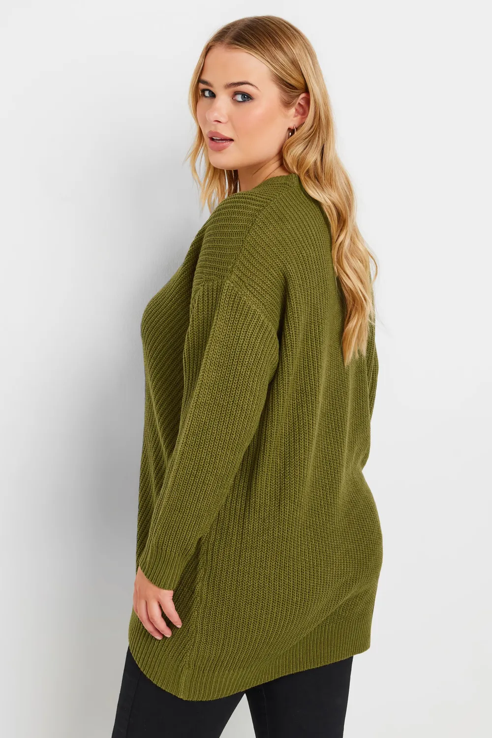 YOURS Curve Pink Essential Knitted Jumper