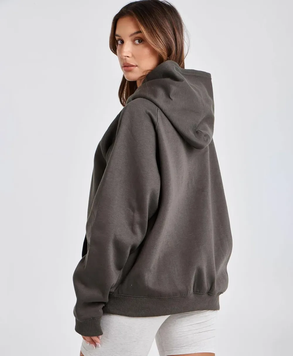 Womens Camo Hoodies Maple Leaf Print Oversized Hooded Sweatshirt Fleece Pullover Sweatshirts Long Sleeve with Pocket