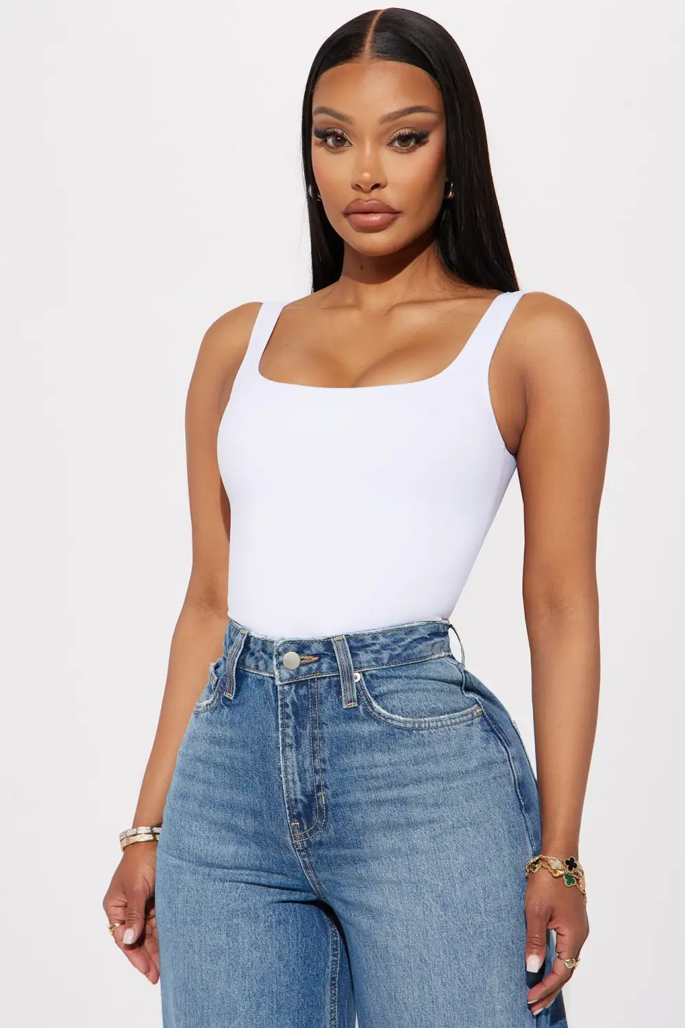 Hot Take Seamless Bodysuit - White