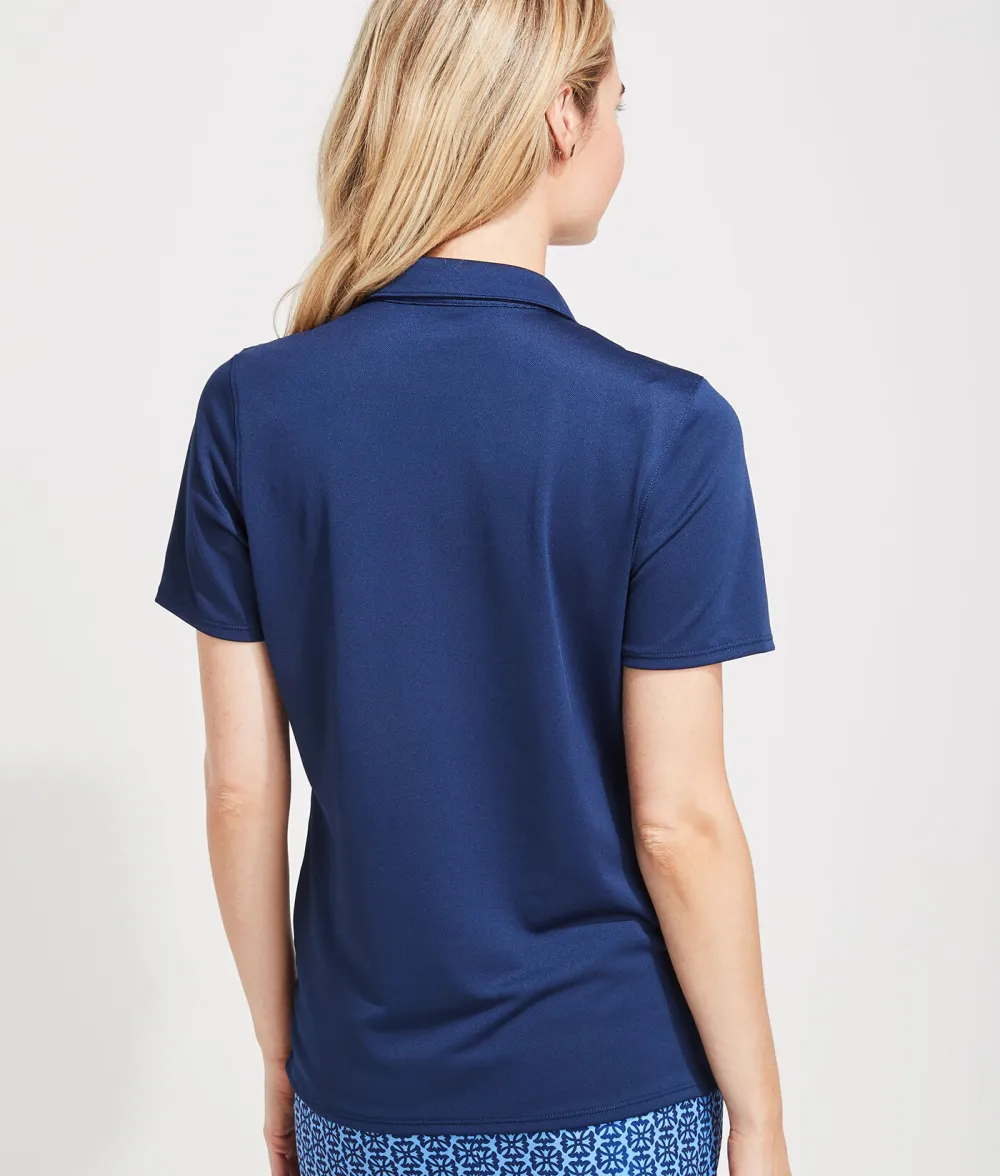 Women's Solid Pique Polo