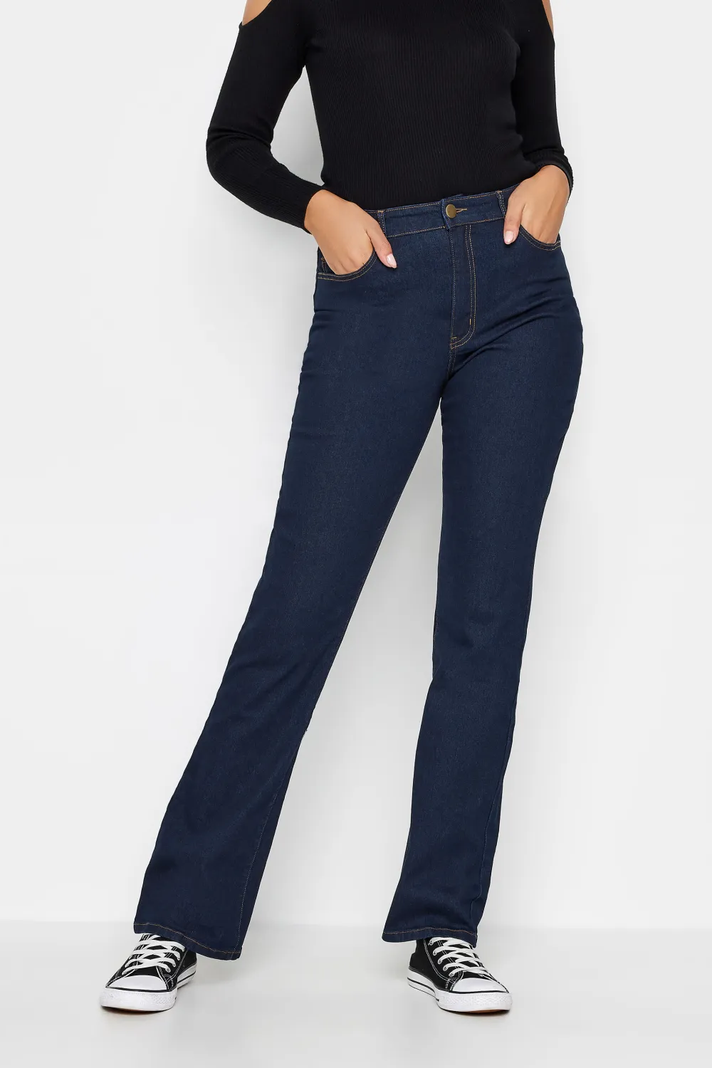 LTS Tall Indigo Blue Denim Bootcut Jeans