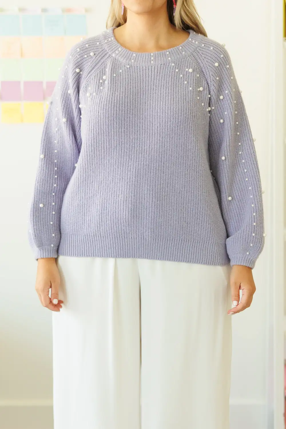 There's A Spark Sweater, Lavender