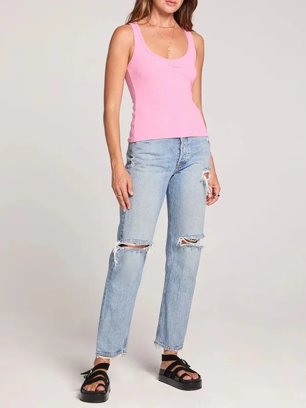 Slim Stretch Sleeveless Tank Top