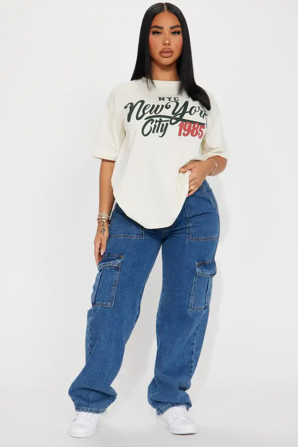 New York City Vintage Graphic Tee - Ivory