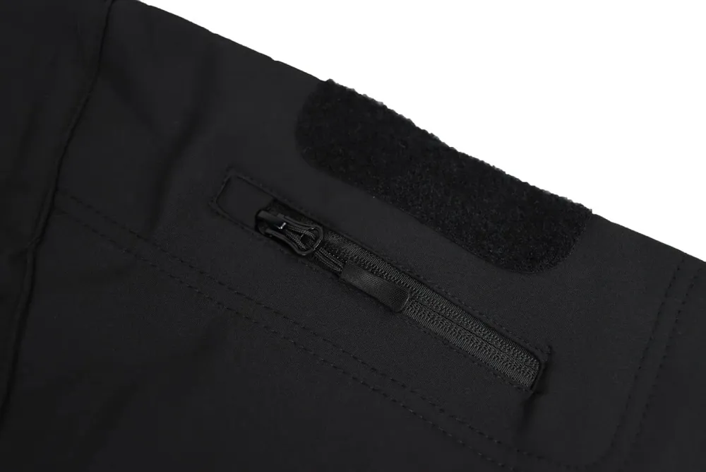 Men's Tactical Softshell Jacket Waterproof Fleece Hooded Hunting Coat