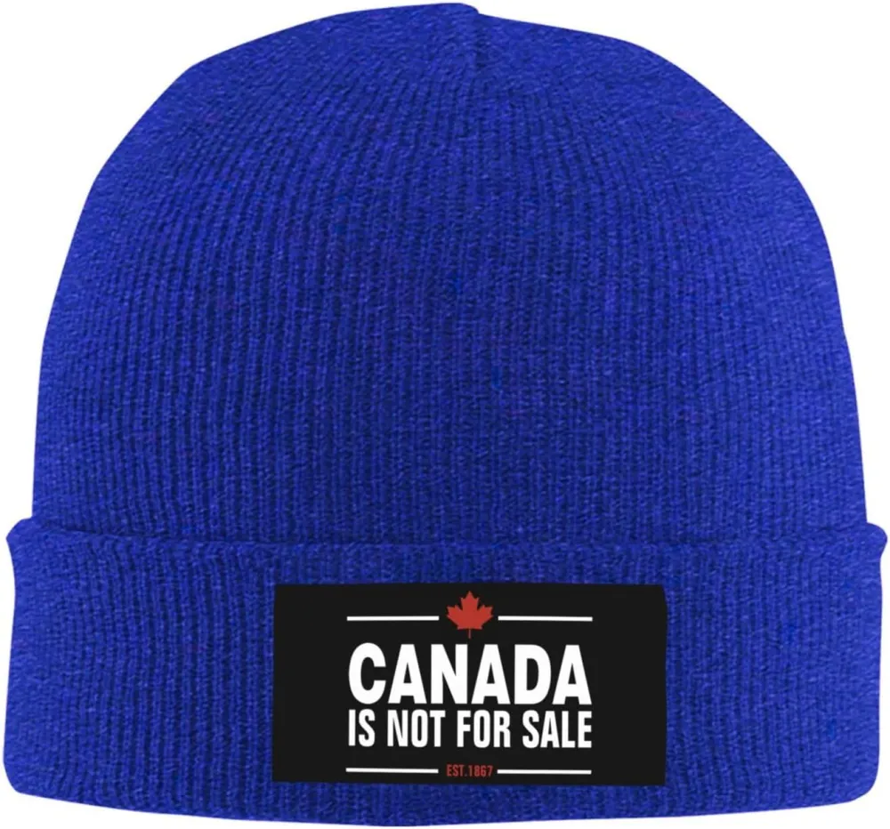 Canada is Not for Sale Unisex Beanie Knit Hat Winter Warm Skull Cap
