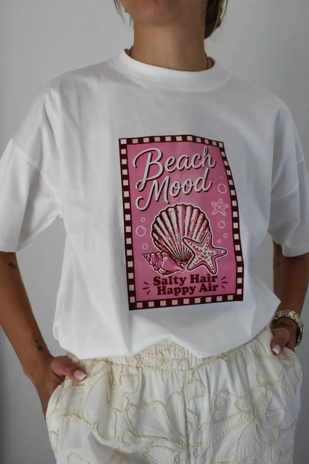 Fresh Graphic Crewneck Cotton Tee Piece