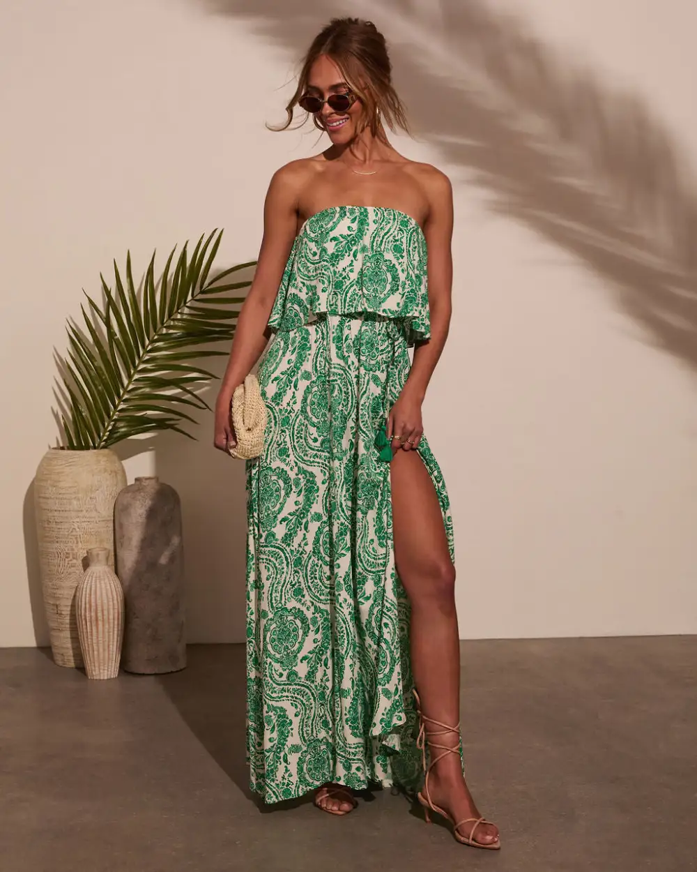 Elsa Paisley Maxi Dress