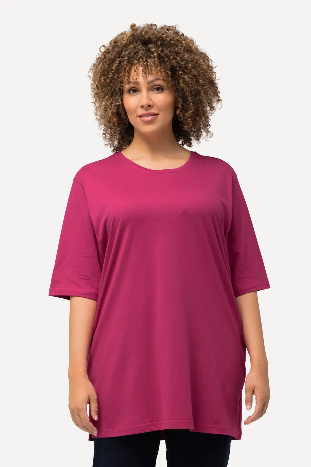 T-Shirt Rundhalsausschnitt Relaxed Halbarm