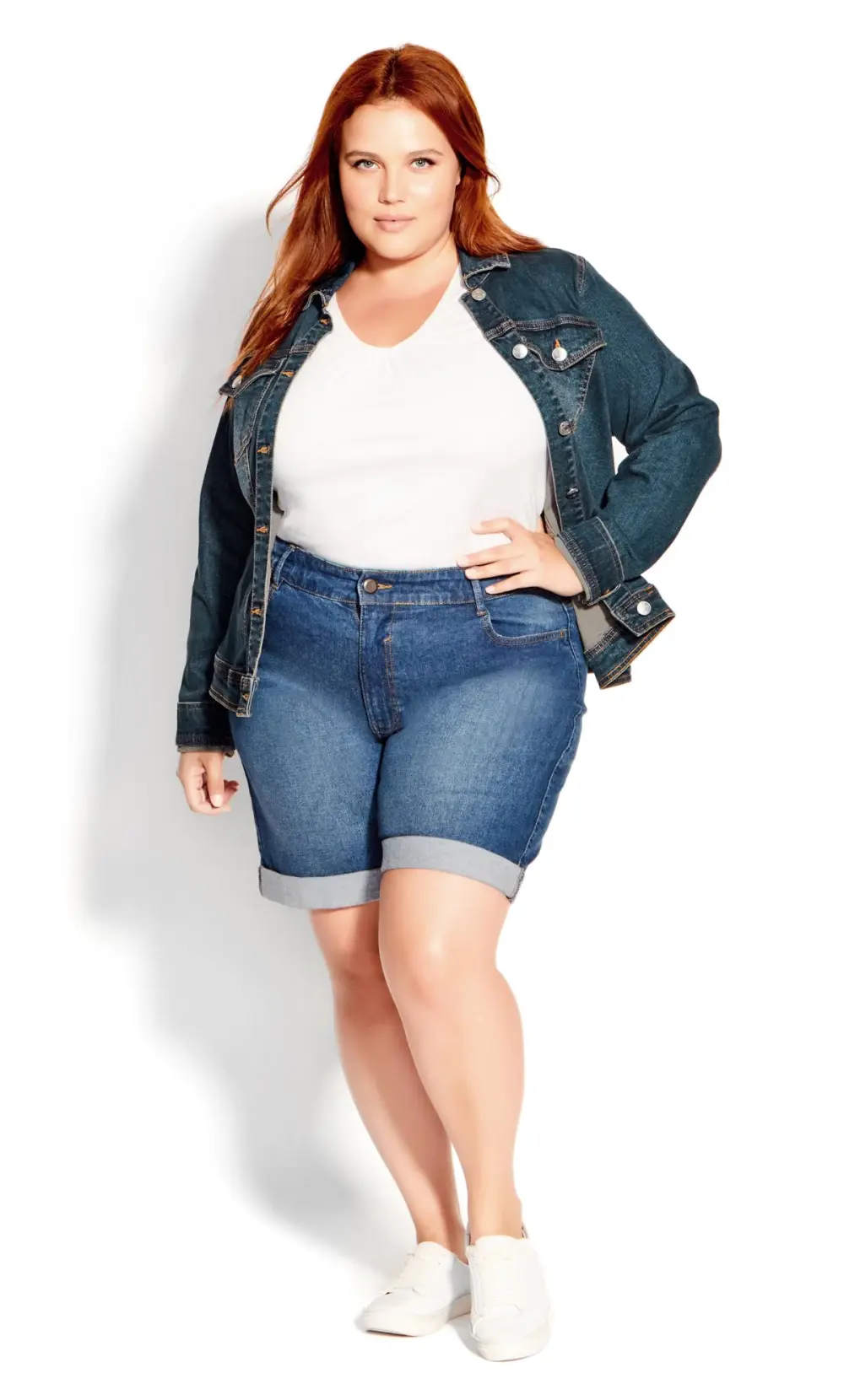 Evans Dark Blue Wash Denim Jacket