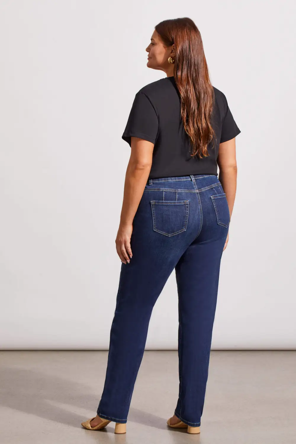 Sophia Curvy Straight Leg Jeans-Deepocean