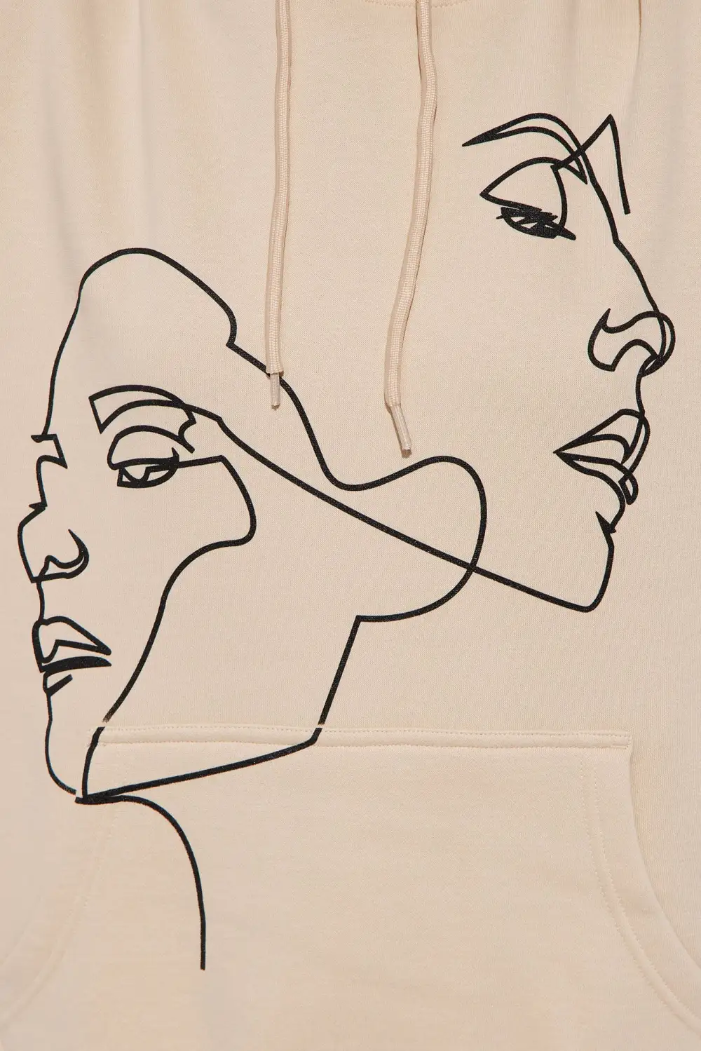 Twin Flame Hoodie - Beige