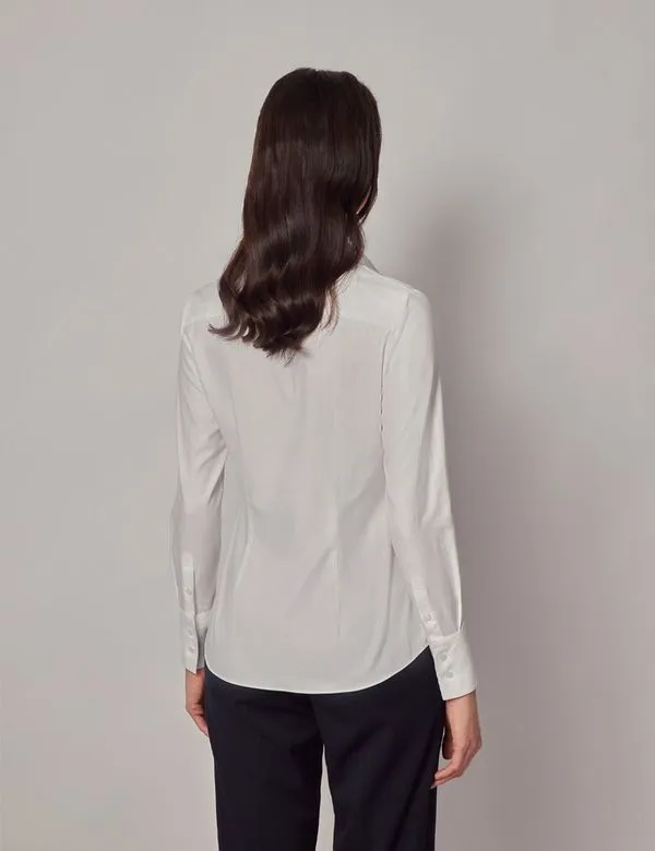 Twill Cotton Fitted Shirt