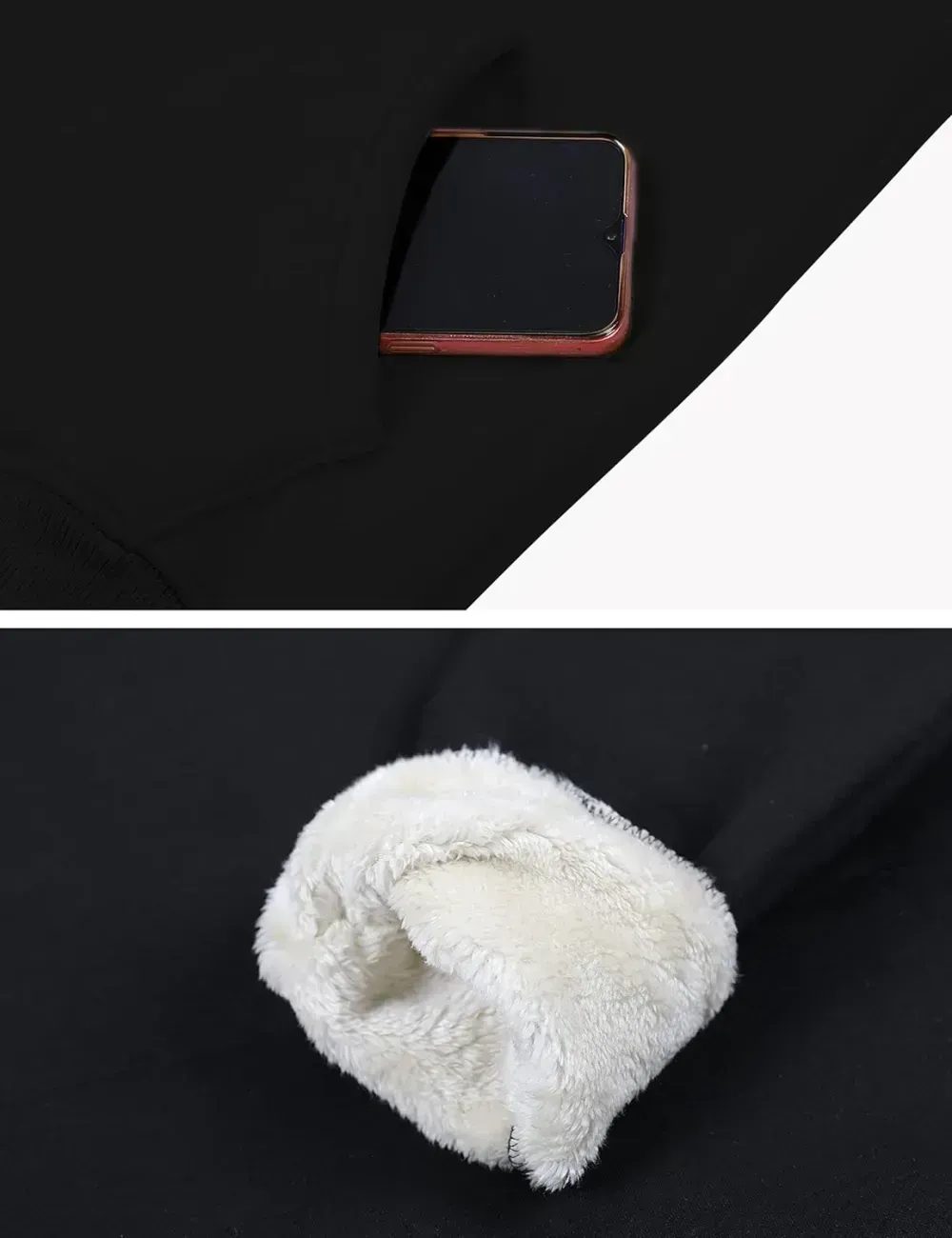 Women's Winter Hoodies Pullover Sherpa Fleece Warm Heavyweight Sweatshirt