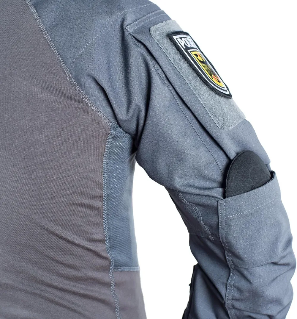 Combat Top Multicam Airsoft Shirt Seamless Long Sleeve Shirt with Shoulder Cushion Military Surplus