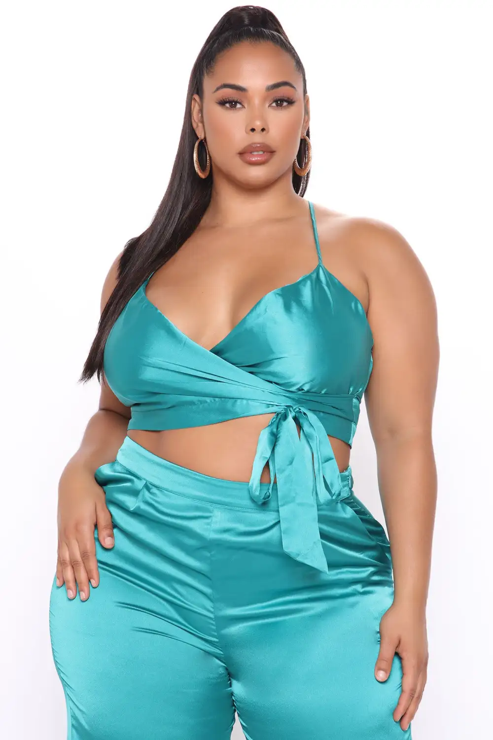 Luxury Views Pant Set - Emerald