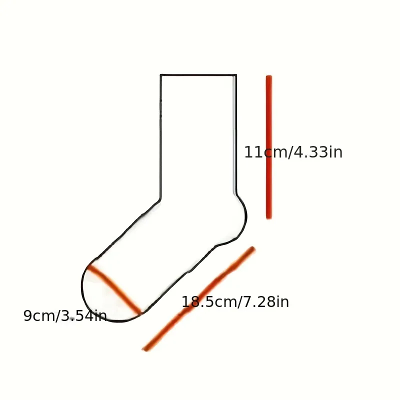 Five Pairs Of Black Sports Casual Socks