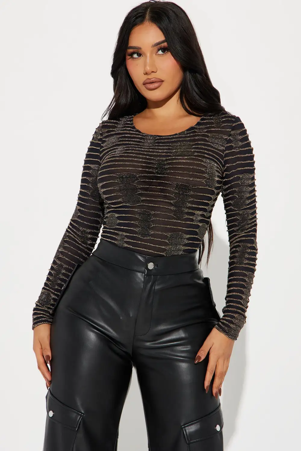 Giving My Best Bodysuit - Gold/combo