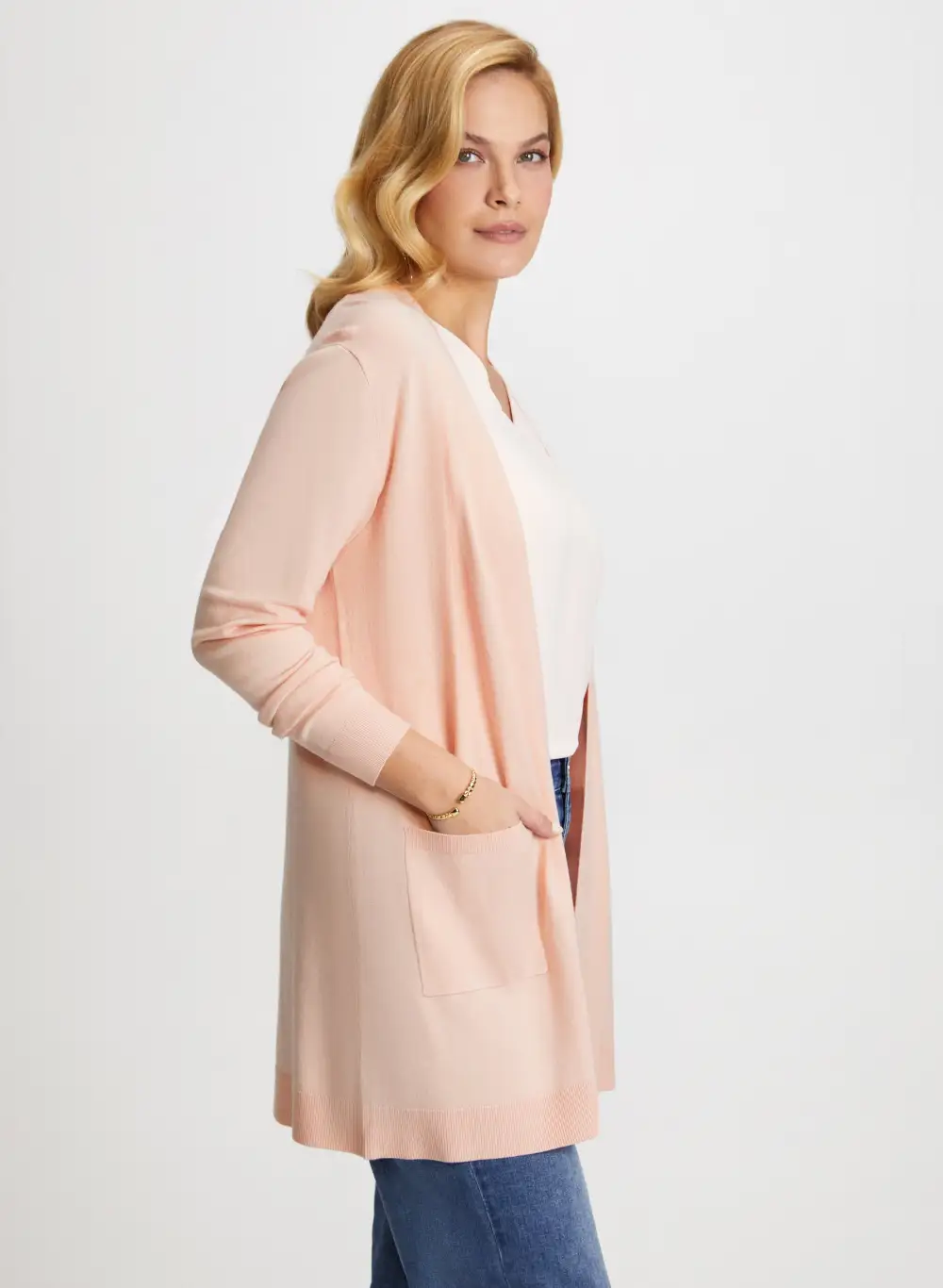 Mid-Length Cardigan